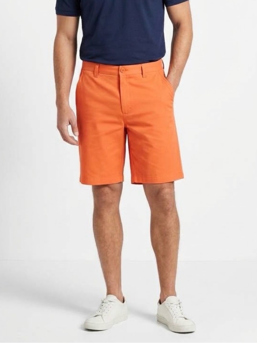Aristo 18 Bellingham Golf Shorts 38 NWT Orange Sunburst Bright Preppy Loud Luxe